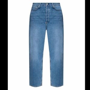 Rag & Bone Womens Blue 90s HR Straight Jean - Celestial Relaxed Indigo 27 NWT
